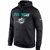Men's Miami Dolphins Nike Kick Off Staff Performance Pullover Hoodie - Black,baseball caps,new era cap wholesale,wholesale hats